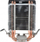 Ftohës procesori Spire FRONTIER PLUS, ventilator 92 mm PWM, 2 tuba bakri, i zi me argjend