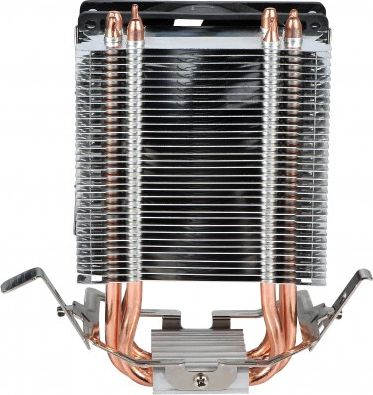 Ftohës procesori Spire FRONTIER PLUS, ventilator 92 mm PWM, 2 tuba bakri, i zi me argjend