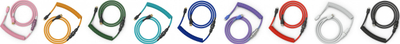 Kabllo USB Glorious GLO-CBL-COIL-RED, USB-A me USB-C, 1.36 m, e kuqe