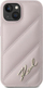 Mbulesë telefoni Karl Lagerfeld KLHCP14SPQDSMGP për iPhone 14, 15, 13 6.1\", hardcase, rozë