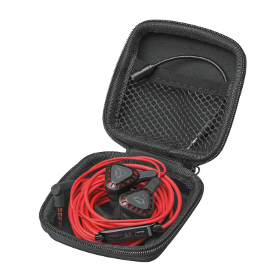 Kufje gaming Trust GXT 408 Cobra, me kabllo, të kuqe e zeza