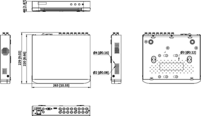 Rexhistruesi Hikvision iDS-7216HQHI-M1/T, 5-në-1, 16 kanale