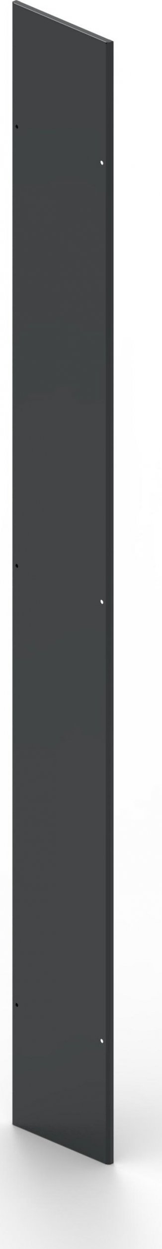 Panel anësor Legrand XL³ S 630, lartësi 1800 mm, çelik, gri antracit