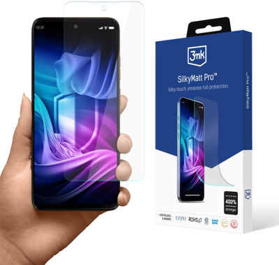 Mbrojtëse ekrani 3mk Silky Matt Pro, për Motorola Moto G15 G15 Power, mat, transparente