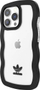 Mbulesë telefoni Adidas OR Wavy Case, iPhone 13 Pro 6.1", hardcase, e zezë transparente