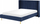 Shtrat Beliani Villette, kadife, 140 x 200 cm, blu navy
