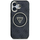 Футрола за телефон Guess IML Metal Glitter 4G Circle Triangle, за iPhone 16 6.1", MagSafe, црна