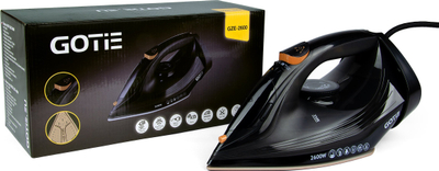 Hekur me avull GOTIE GZE-2600, 2600W, shollë qeramike, gri