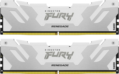 Работна меморија за десктоп Кингстон Фјури Ренегејд KF580C38RWK2-32, 32GB DDR5, 8000MHz, бела и црна