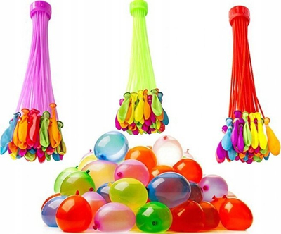 Set tullumbacesh me uj Swede Water Bombs, 111 cop, me adapter