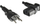 Kabllo rryme MicroConnect PE160418A, prizë zvicerane, C13 90°, 1.8m, e zezë