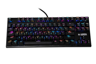 Тастатура iBOX Aurora K-2R, Blue Switch, RGB, црна