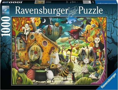 Puzzle Ravensburger Happy Halloween, 1000 copë, 70 x 50 cm, shumëngjyrësh