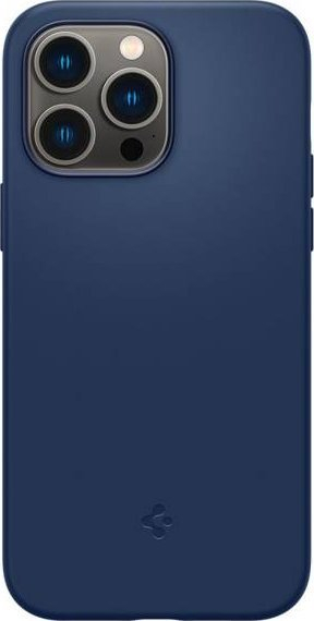 Këllëf telefoni Spigen Silicone Fit MagSafe për iPhone 14 Pro Max, silikon, blu navy