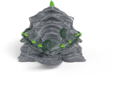 Figurë lodër Schleich Stone Snapper, seri Eldrador, plastike, gri e gjelbër