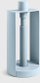 Mbajtëse rroli Blue Polypropylene, për rrotulla 23–26 cm, me bazë që s’rrëshqet, blu