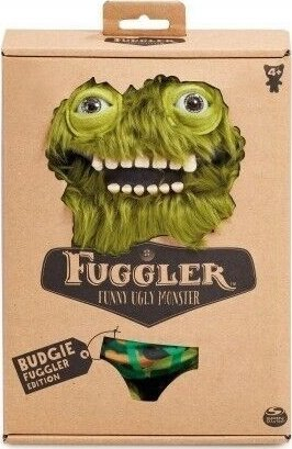 Lodër pelushi Fuggler Budgie Edition Count Underoo Mcgoo, 22cm, përbindësh, jeshile