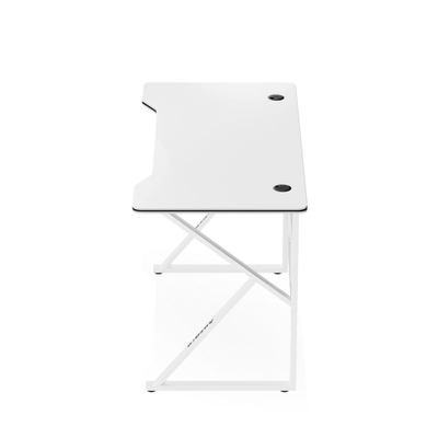 Tavolinë gaming Huzaro Hero 1.6, 120x60 cm, e bardhë