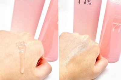Qumësht fytyre Anua Peach 77 Niacin Conditioning Milk, 77% ekstrakt pjeshke, 150ml, rozë