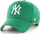 Капа за бејзбол 47 Brand New York Yankees Jr B-RAC17CTP-KY, памук, прилагодлива, зелена