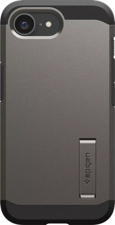 Maskë mbrojtëse Spigen Tough Armor MagSafe, për iPhone 16e, Gunmetal
