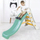 Rrëshqitëse uji Dolu Big Water Slide, plastike, për kalamaj 2+, jeshile me të bardhë