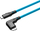 Kabllo tethering Mathorn MTC-231, USB-C në Micro USB-B, 2m, Arctic Blue