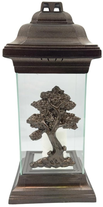 Qiri varri Goobay Grave Candle Tree, 36 orë djegie, 37 cm, ngjyrë bakri