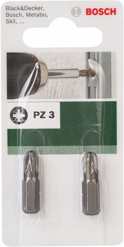 Set bit kaçavide Bosch 2609255924 PZ3, C 6.3, 2 copë