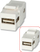 Modul Keystone USB Lindy 60553, USB A në USB A, për panele, i bardhë