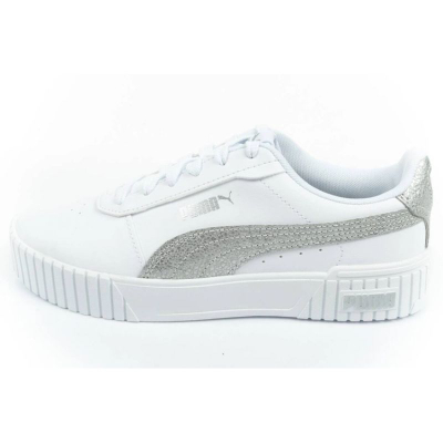 Atlete Puma Carina 2.0 W 387622 02, lëkurë ekologjike, SOFTFOAM, të bardha