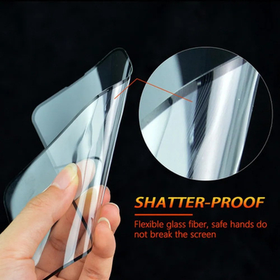 Mbrojtës ekrani Bestsuit Flexible 5D Full Glue Hybrid Glass për Samsung Galaxy S25, i zi