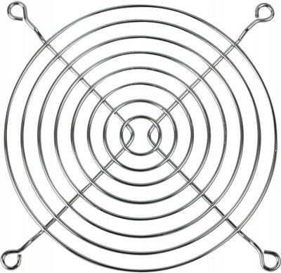 Mbrojtëse ventilatori ZenPC 120mm, metal, ngjyrë argjendi