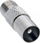 Adapter koaksial InLine 69915D IEC në F, M/F, i argjendtë
