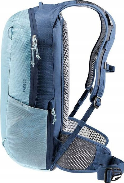 Çantë shpine për biçikletë Deuter Race 12, 12L, me sistem ajrosje, blu
