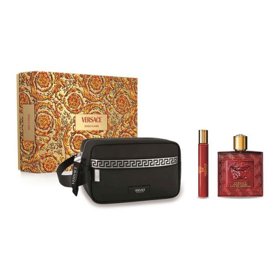 Set për meshkuj Versace Eros Flame, EDP 100ml + EDP 10ml + çantë udhëtimi