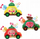 Makina lodër Dickie Toys ABC Fruit Friends, 12 cm, me muzikë, shumëngjyrëshe