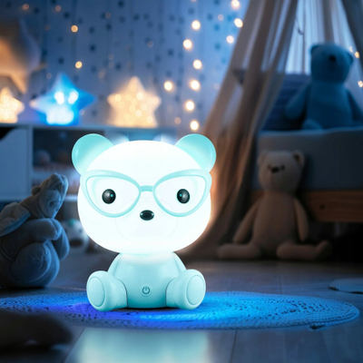 Декоративна LED ламба Sanico Goldlux Bear, 2.5W, 59 lm, сина