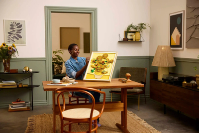 Set ndërtimi LEGO Art Vincent van Gogh Sunflowers 31215, dekor murale, shumëngjyrësh