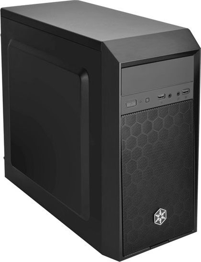 Kasa kompjutri SilverStone Precision PS16, ATX Mid Tower, USB 3.0, e zezë