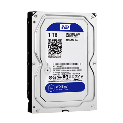 Hard Disk Western Digital WD Blue WD10EZEX, 1TB, 3.5\", 7200RPM, 64MB Cache, SATA 6Gb/s, blu