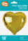 Balon dekorativ GoDan Heart, folie, 45 cm, i artë