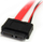 Kабел StarTech Slimline SATA во SATA, 36\", со LP4, црн