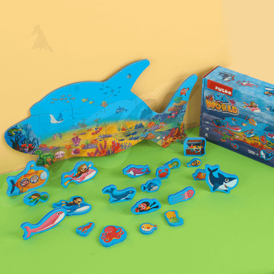 Puzzle shkumëz Puedo Sea World, 35 pjesë, me dy anë, shumëngjyrësh