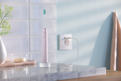 Furçë dhëmbësh elektrike Philips Sonicare 3100 Series HX3673/11, sonike, Sugar Rose