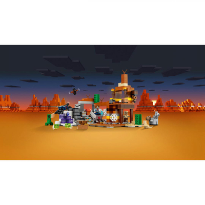Set ndërtimi LEGO Minecraft Doll from Badlands 21263, lodër për lojëra me mend për kalamajtë