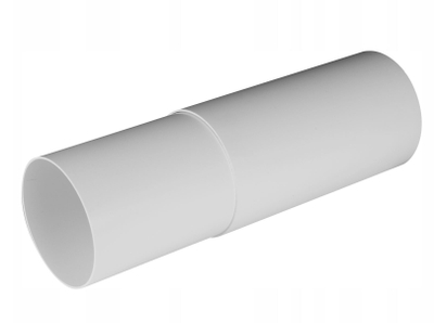 Gyp ventilimi teleskopik Awenta TKO 150, Ø150mm, 30-50cm, i bardhë