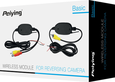 Modul WiFi për kamerë mrapa PEIYING PY-DVR041, 2.4 GHz, rreze 25 m, i zi