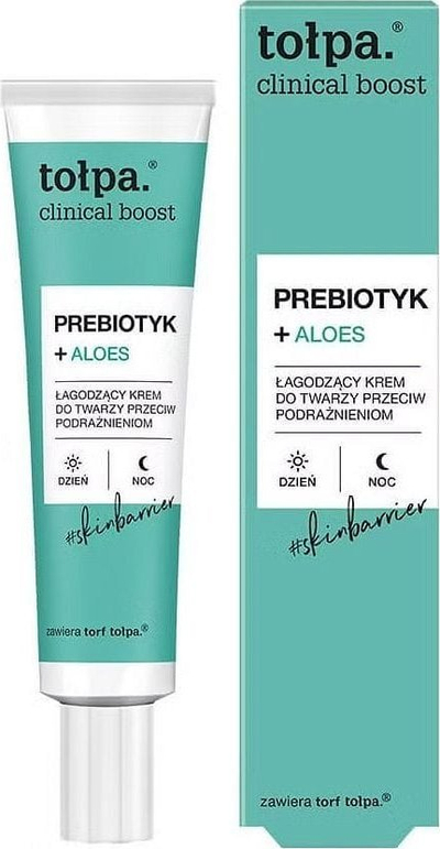 Krem fytyre Tołpa Prebiotic Soothing Aloe, kundër irritimeve, 40ml
