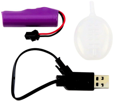 Makina policore me telekomandë RC, 1:16, drita LED, efekt tymi, blu